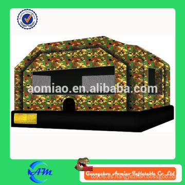 Bouncer militar inflables para la venta diversión inflable fresco saltar casa inflable para la venta